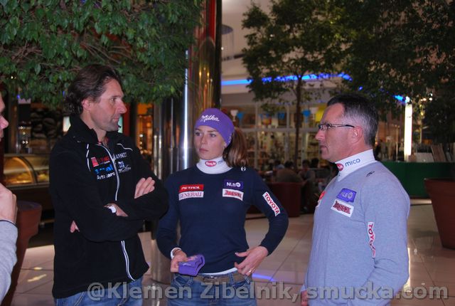 001 Andrea Massi, Tina Maze, Pavel Cebulj